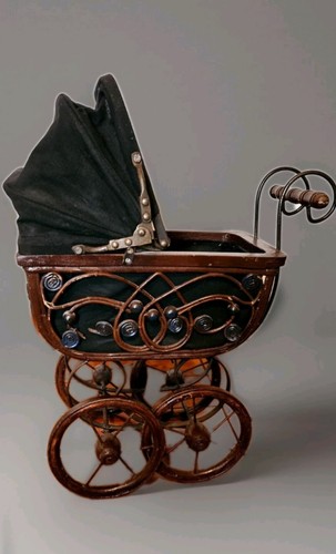 Antique black and - black, brown