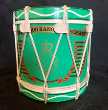 The Sherwood Rangers Yeomanry Regimental Drum Ice Bucket Military Collectable