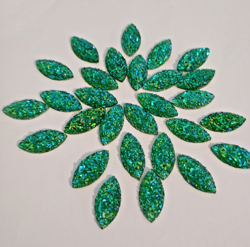Teardrop sew on - x,