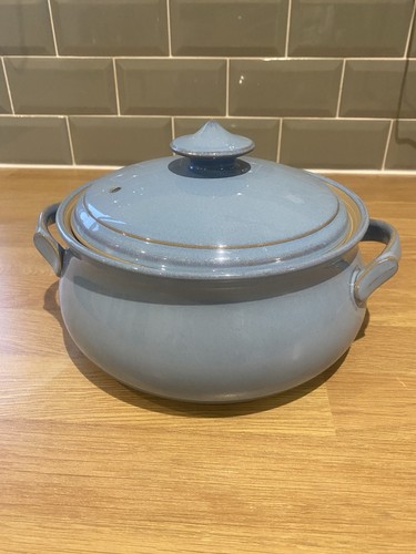 Denby colonial blue casserole - colonial,