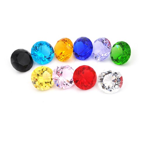 Glass crystal diamond shape - glass,