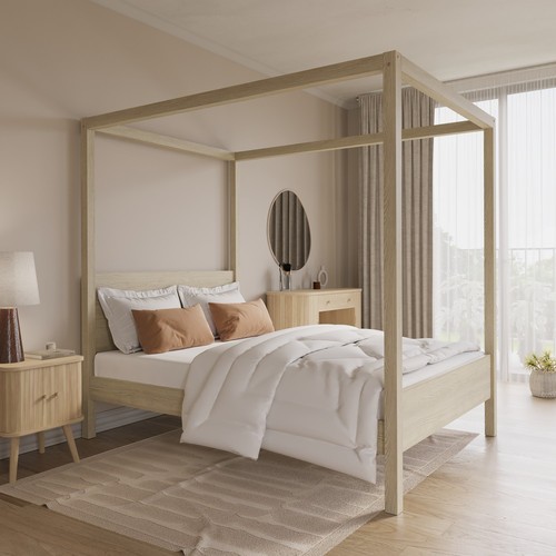 Double four poster - poster, frame