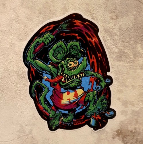 Rat fink hot rod 85mm - rod, vinyl
