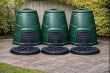 220L Green Garden Compost Bins