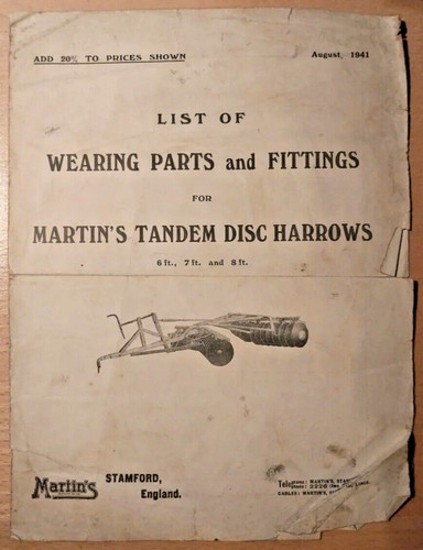 List wearing parts and - list,