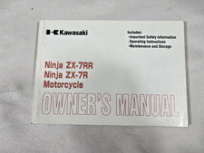 2001 Kawasaki Ninja ZX7R, ZX7RR Owner's Manual