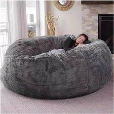 Giant Fur Bean Bag Chair for