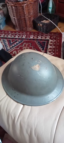 Vintage ww2 army steel helmet - steel,