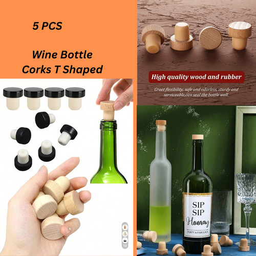 Wine bottle corks shaped - corks,