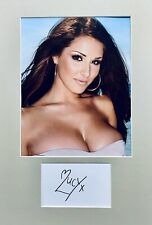 Lucy Pinder HAND SIGNED 6x4 White Card & SEXY 10x8 Photograph *IN PERSON* COA