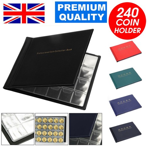 240 coins book album folder - book,