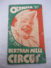 Bertram Mills Circus 1946-1947 - Olympia Grand Hall  Small Booklet - Illustrated