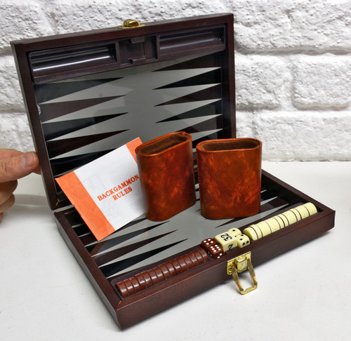 Complete backgammon set - set, with