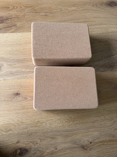 Natural cork yoga blocks new - blocks.,