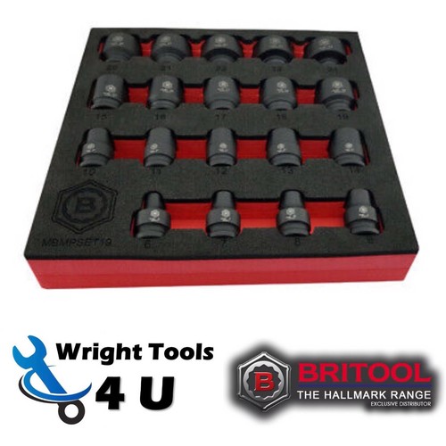 Britool hallmark 19pc - britool, 3/8"