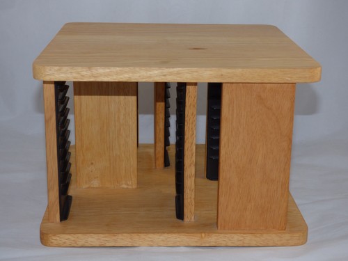 Vtg rotating wooden - rotating,