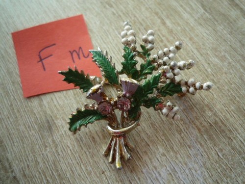 Vintage brooch lucky - vintage,