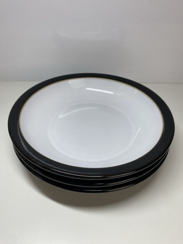 Denby jet black - black, rimmed