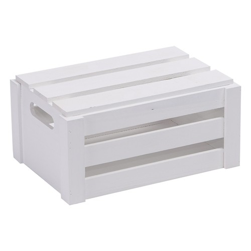 Wooden crate with handles - with,