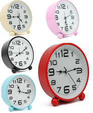 Non-Ticking Table Clock With