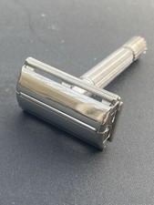Vintage 1950’s Gillette “Flare Tip” Safety Razor - Rhodium Plated