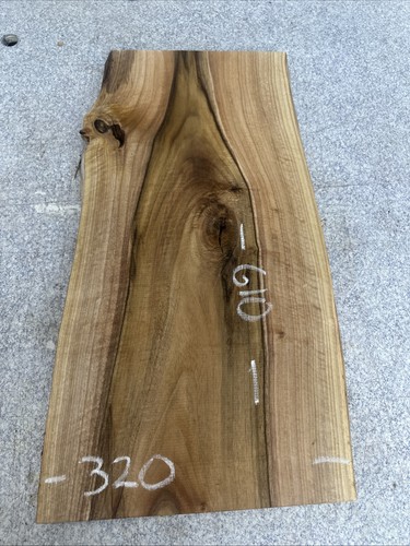 Walnut live edge - edge, board