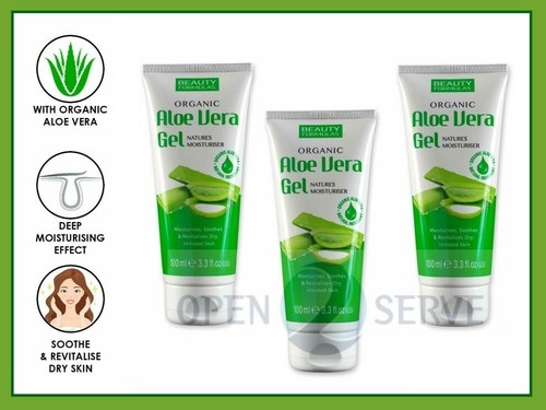 Organic aloe vera gel - 3x, gel-