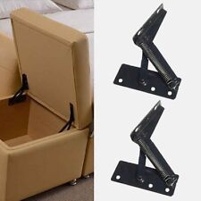 2PC Lift Up Stay Flap Top Hidden Hinge Sprung Hinges Pallet Cabinet Door Support