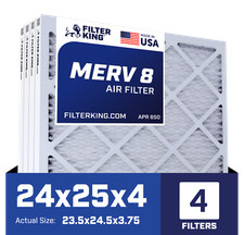 Filter King 24x25x4 Air Filter