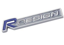 Volvo design blue silver - design,