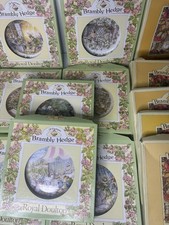 Royal Doulton Brambly Hedge Boxed Plates - Free Post - Multi purchase Discount
