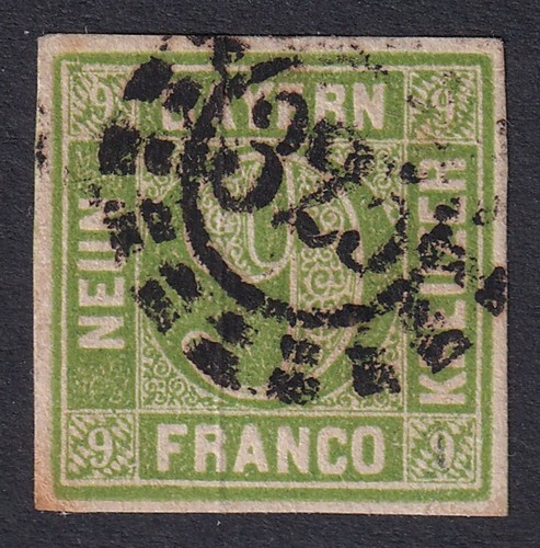 Bavaria 1850 numeral pale - 1850,