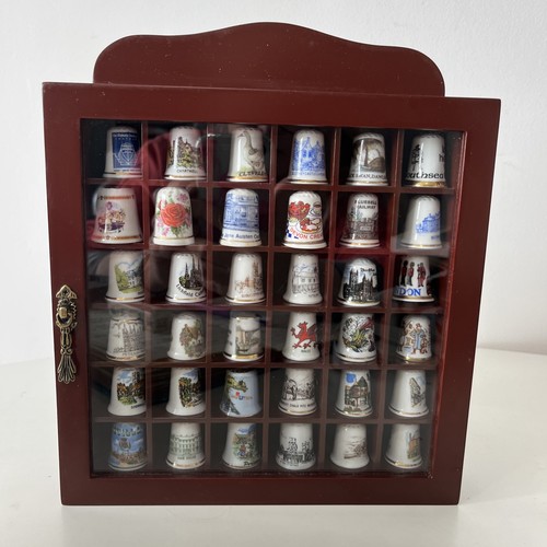 Glass thimble cabinet 24 - w/,