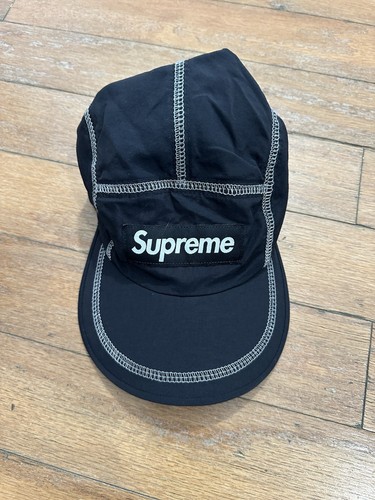 Supreme cap black adjustable - supreme,