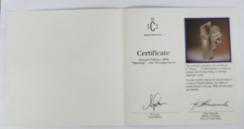 Swarovski certificate scs - certificate,