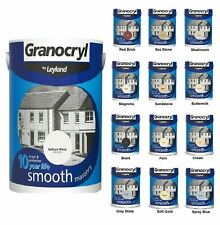 Granocryl Smooth Exterior Masonry Paint - All Sizes - All Colours