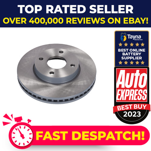 Brake discs pair vented - 2x,
