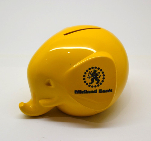 Vintage yellow plastic midland - yellow,