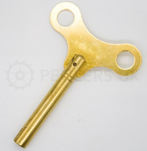 Long shaft brass winding - brass, clock
