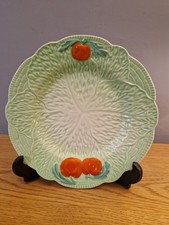 VINTAGE Midwinter Porcelon Lettuce Leaf & Tomato Plate Dish | Cabbage Ware