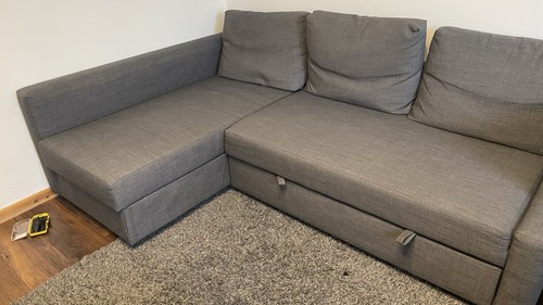 Ikea friheten dark grey sofa - ikea,