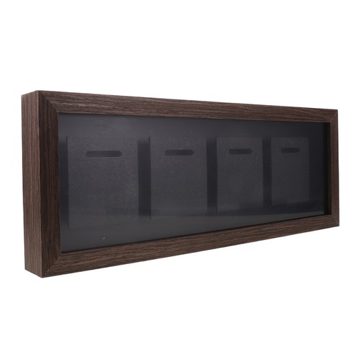 Solid wood medal display box - medal,