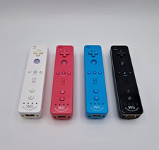 Official Genuine Nintendo Wii Motion PLUS Controller - White, Black, Blue, Pink