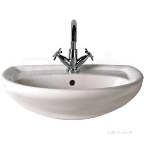 Galerie semi recessed basin - semi-recessed,