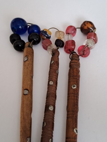 Antique wood wooden lace - 3,