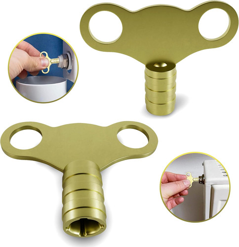 Pack brass radiator - brass, bleed