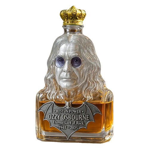 Ozzy osbourne whiskey bottle - ozzy,