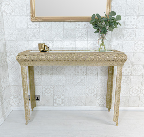 Gold embossed metal - gold,