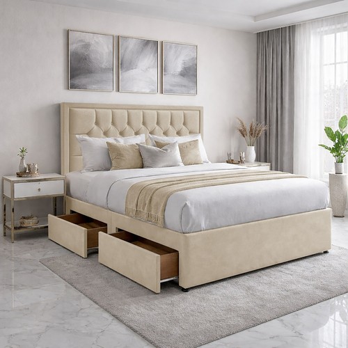 Divan bed with - bed, 2