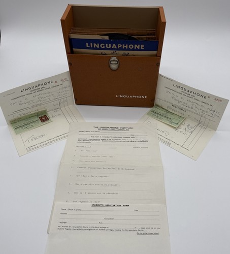 Vintage 1963 linguaphone - vintage,